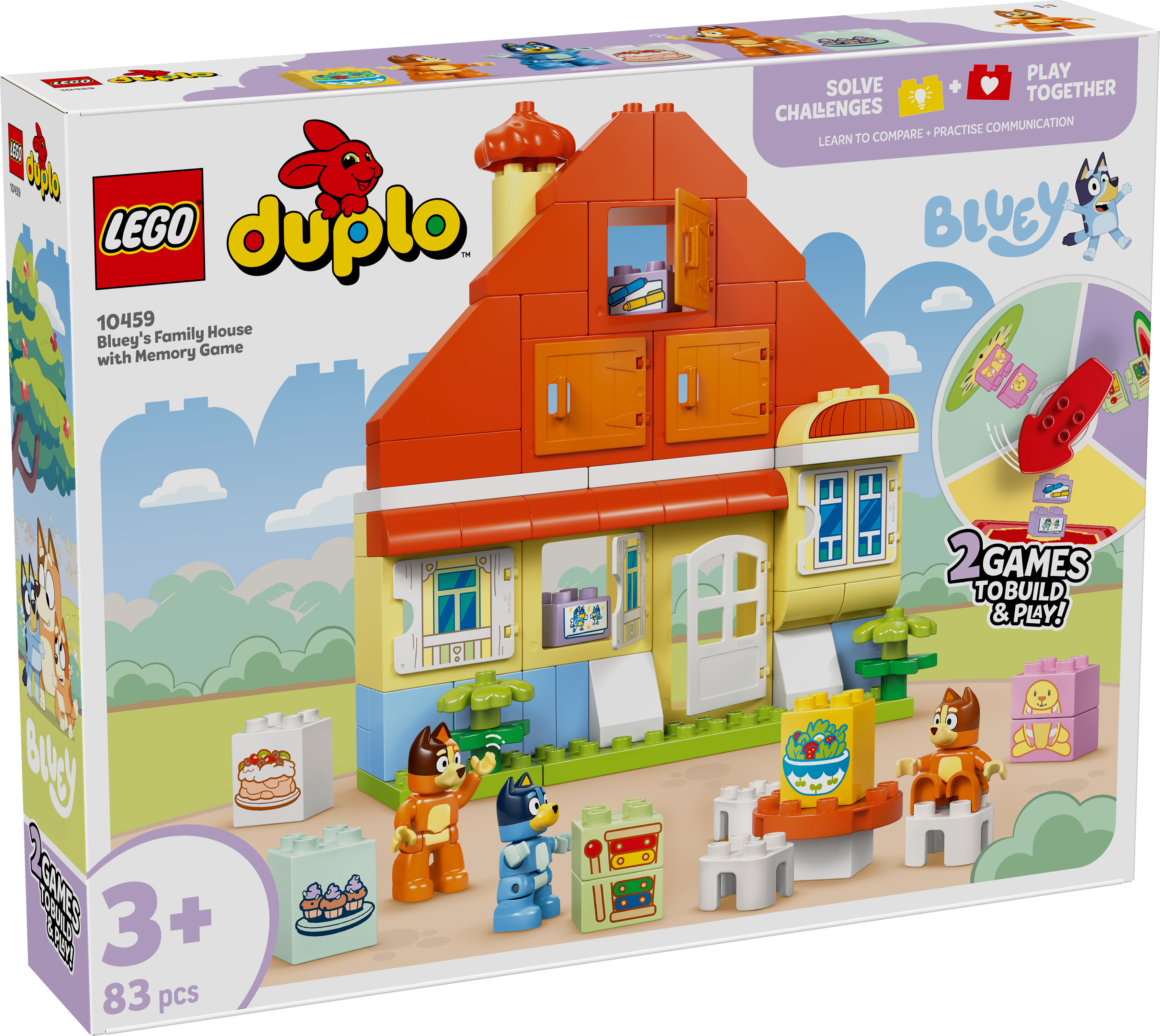 10459 Bluey's Family House with Memory Game