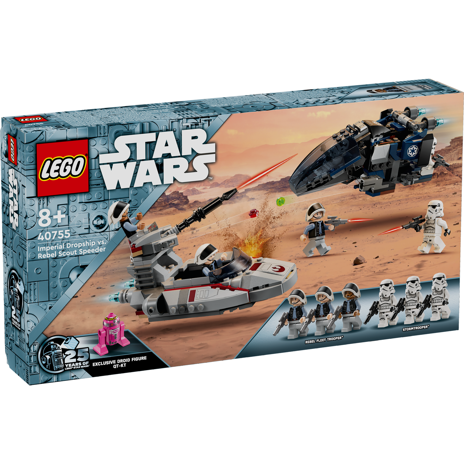 40755 Imperial Dropship vs. Rebel Scout Speeder