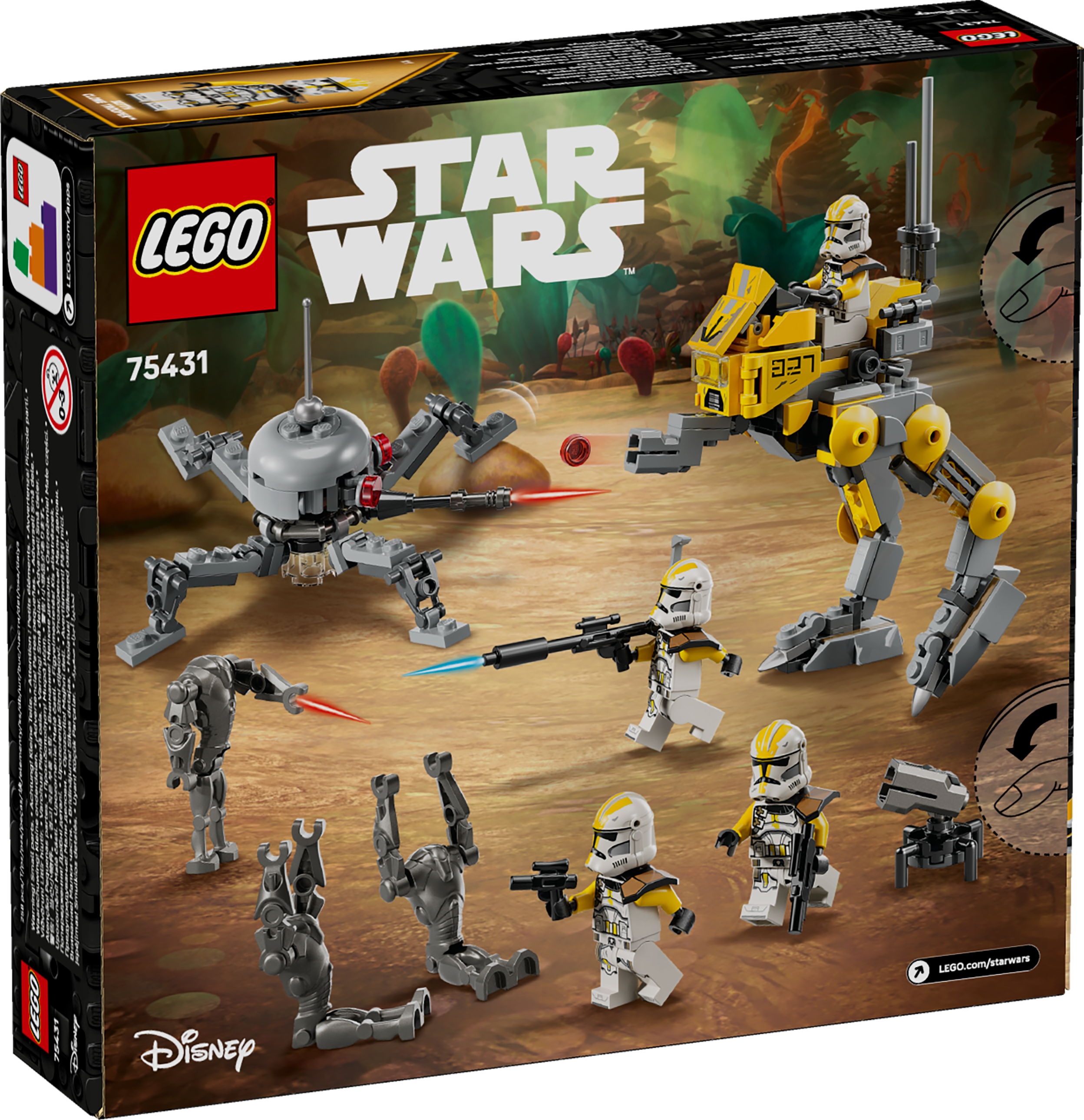 75431 327th Star Corps Clone Troopers Battle Pack