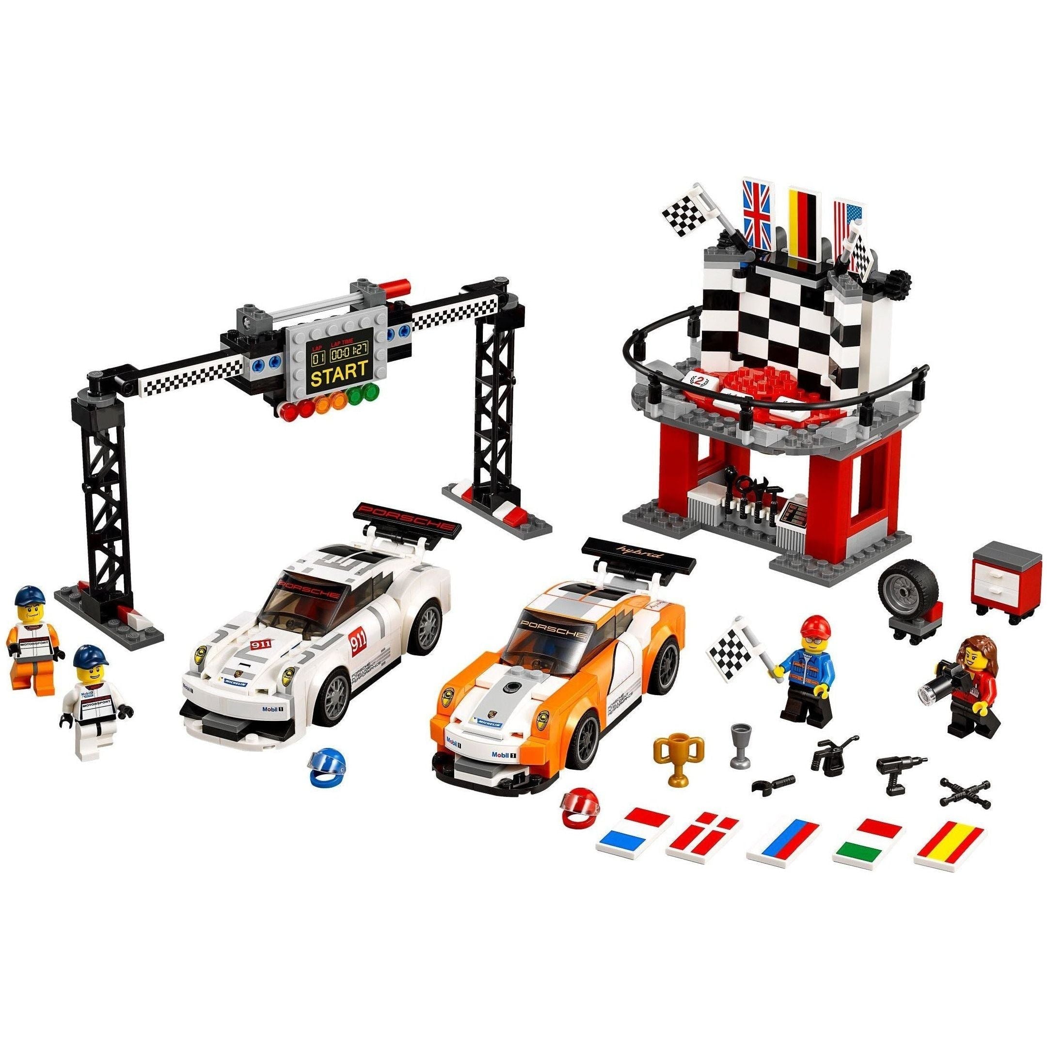 LEGO 75912 Speed Champions Porsche 911 GT Finish Line