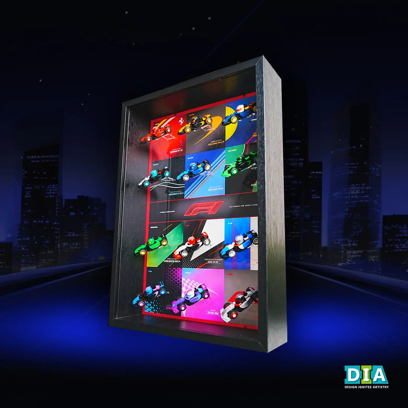 LEGO™ Show Case for F1 Collectible Race Cars Plus（71049）